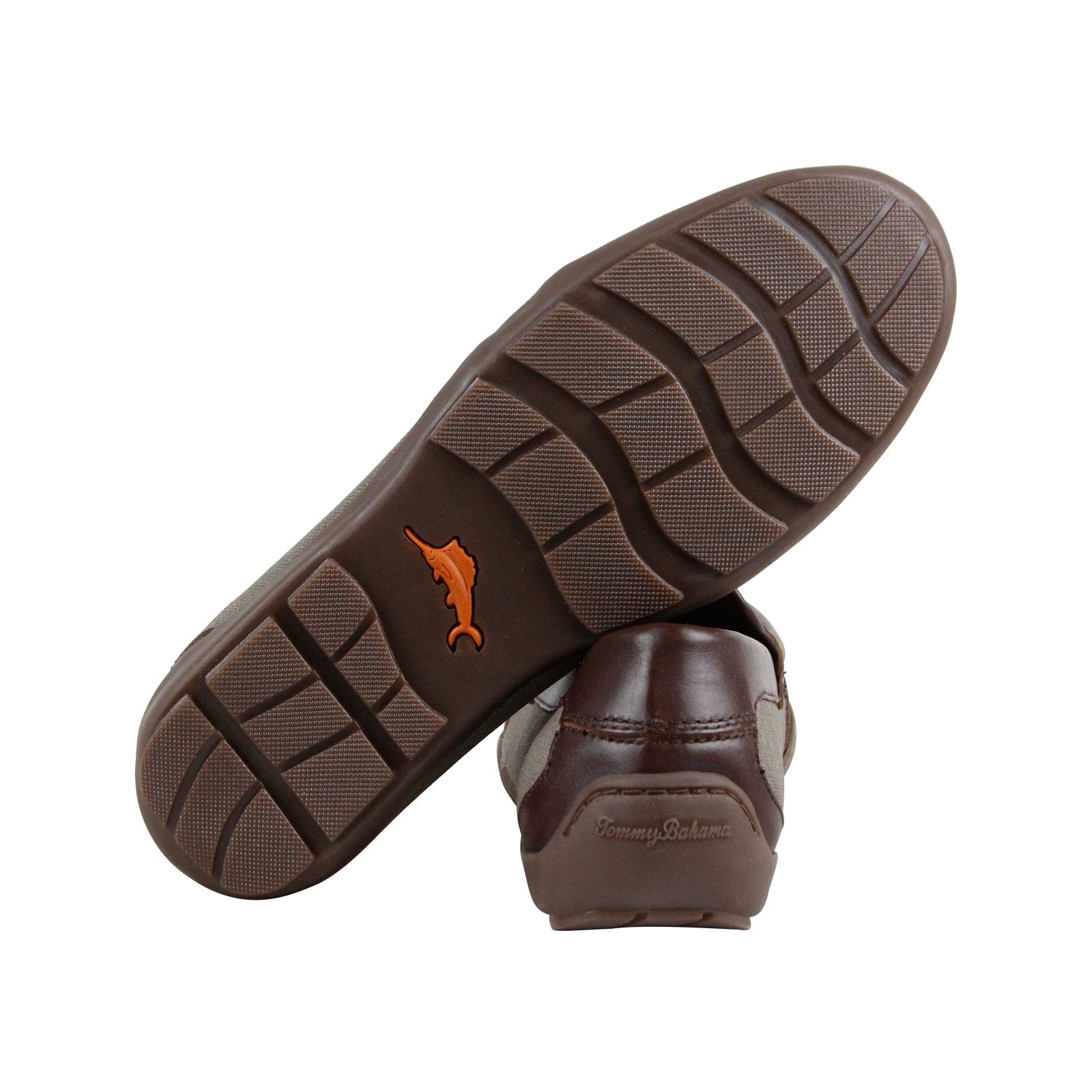 Tommy Bahama Taza Fronds TB7F00151 Mens Brown Leather Penny 