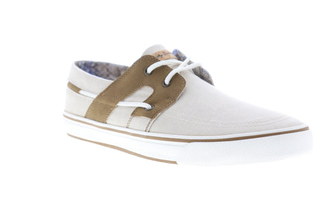 Tommy Bahama Stripes Asunder TB7F10147 Mens Beige Tan Deck Boat Shoes Loafers
