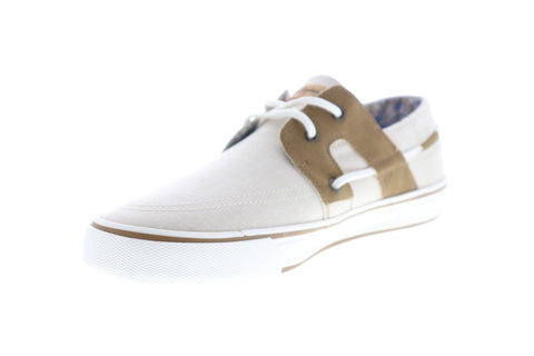 Tommy Bahama Stripes Asunder TB7F10147 Mens Beige Tan Deck Boat Shoes Loafers