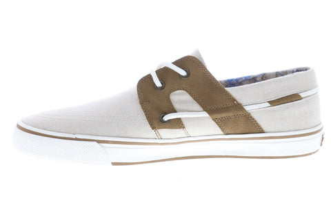 Tommy Bahama Stripes Asunder TB7F10147 Mens Beige Tan Deck Boat Shoes Loafers