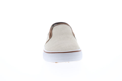 Tommy Bahama Pacific Crest TB7F10149 Mens Beige Tan Canvas Casual Loafers Shoes