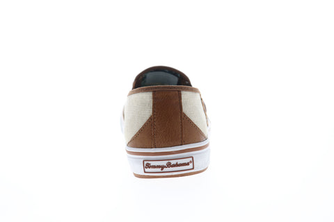 Tommy Bahama Pacific Crest TB7F10149 Mens Beige Tan Canvas Casual Loafers Shoes