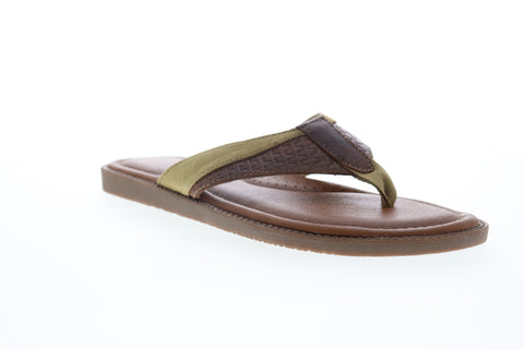 Tommy Bahama Anchors Ashore TB7S00061 Mens Brown Flip-Flops Sandals Shoes