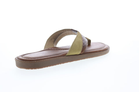Tommy Bahama Anchors Ashore TB7S00061 Mens Brown Flip-Flops Sandals Shoes