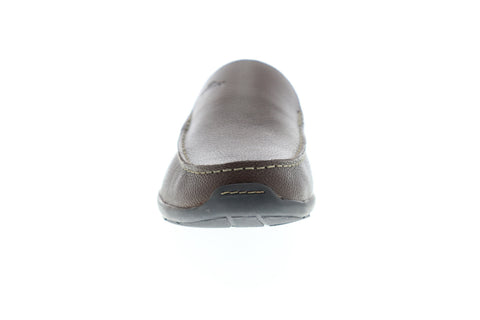 Tommy Bahama Amalfi TB7S00145 Mens Brown Leather Low Top Moccasin Loafers Shoes