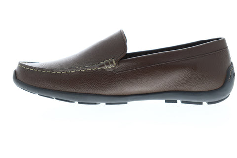Tommy Bahama Amalfi TB7S00145 Mens Brown Leather Low Top Moccasin Loafers Shoes