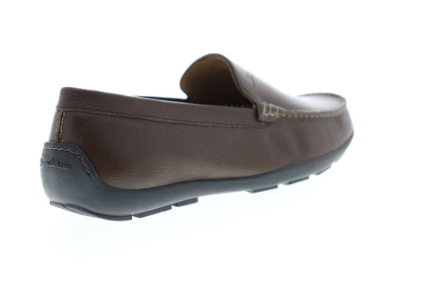 Tommy Bahama Amalfi TB7S00145 Mens Brown Leather Low Top Moccasin Loafers Shoes