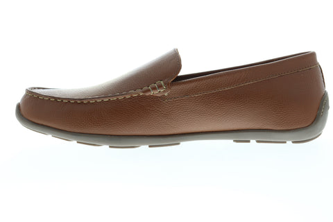 Tommy Bahama Amalfi TB7S00145 Mens Tan Brown Leather Moccasin Loafers Shoes