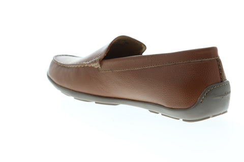 Tommy Bahama Amalfi TB7S00145 Mens Tan Brown Leather Moccasin Loafers Shoes