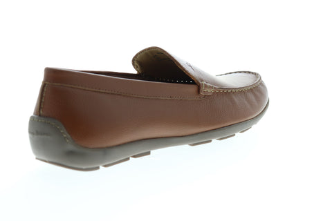 Tommy Bahama Amalfi TB7S00145 Mens Tan Brown Leather Moccasin Loafers Shoes