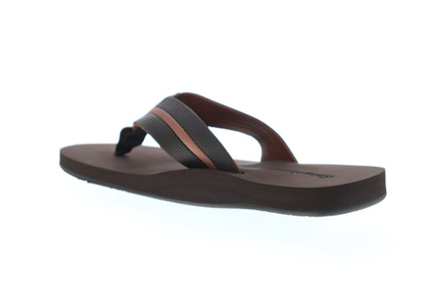 Tommy Bahama Fiji TB7S00167 Mens Brown Slip On Flip-Flops Sandals Shoes