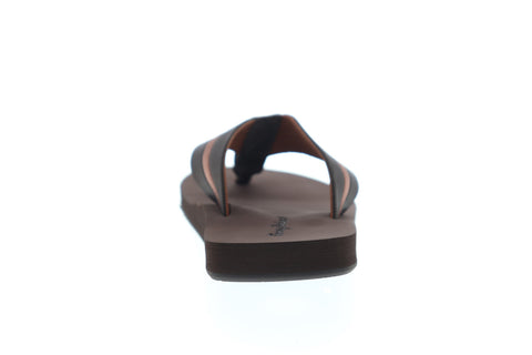 Tommy Bahama Fiji TB7S00167 Mens Brown Slip On Flip-Flops Sandals Shoes