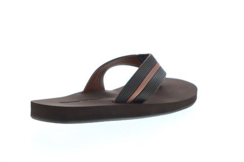Tommy Bahama Fiji TB7S00167 Mens Brown Slip On Flip-Flops Sandals Shoes