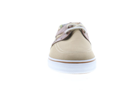 Tommy Bahama Stripe Breaker 2 Mens Tan Brown Loafers & Slip Ons Boat Shoes