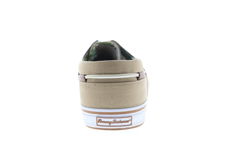 Tommy Bahama Stripe Breaker 2 Mens Tan Brown Loafers & Slip Ons Boat Shoes