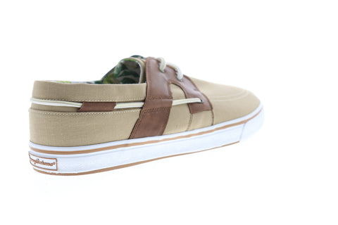 Tommy Bahama Stripe Breaker 2 Mens Tan Brown Loafers & Slip Ons Boat Shoes