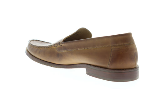 Tommy Bahama Felton 2 TB8M00086 Mens Tan Brown Leather Casual Loafers Shoes