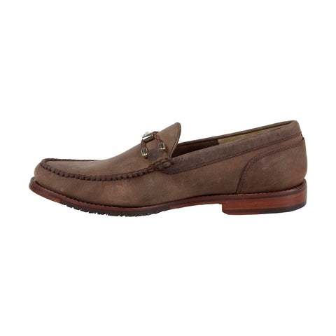 Tommy Bahama Papio TB8M00126 Mens Brown Leather Casual Slip On Loafers Shoes