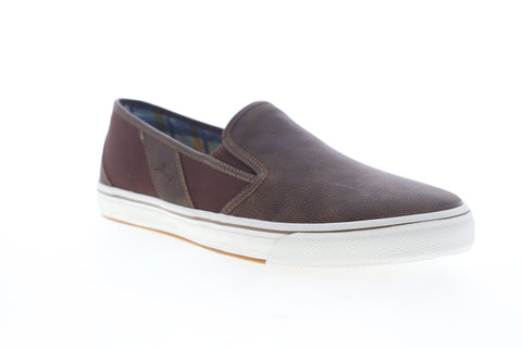 Tommy Bahama Pacific Palms TB9M00224 Mens Brown Leather Lifestyle Sneakers Shoes