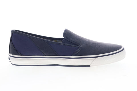 Tommy Bahama Pacific Palms TB9M00224 Mens Blue Leather Lifestyle Sneakers Shoes
