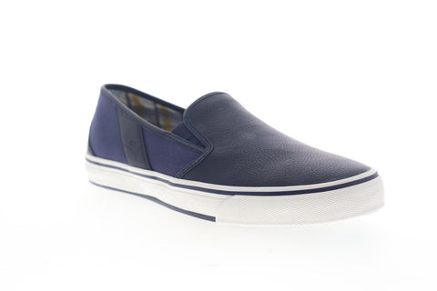 Tommy Bahama Pacific Palms TB9M00224 Mens Blue Leather Lifestyle Sneakers Shoes