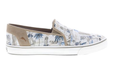 Tommy Bahama Palmsdale TB9M0133 Mens White Casual Lifestyle Sneakers Shoes