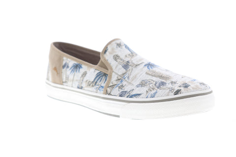 Tommy Bahama Palmsdale TB9M0133 Mens White Casual Lifestyle Sneakers Shoes