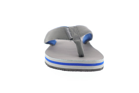 Tommy Bahama Khenan TB9M0138 Mens Gray Canvas Flip-Flops Sandals Shoes