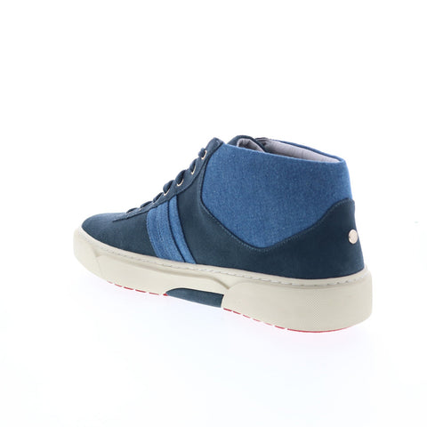 TCG Annecy TCG-AW19-ANN-NVD Mens Blue Suede Lace Up Lifestyle Sneakers Shoes
