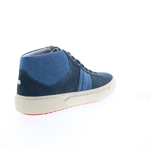 TCG Annecy TCG-AW19-ANN-NVD Mens Blue Suede Lace Up Lifestyle Sneakers Shoes