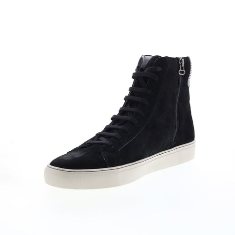 TCG Logan TCG-AW19-LOG-BKP Mens Black Suede Lifestyle Sneakers Shoes