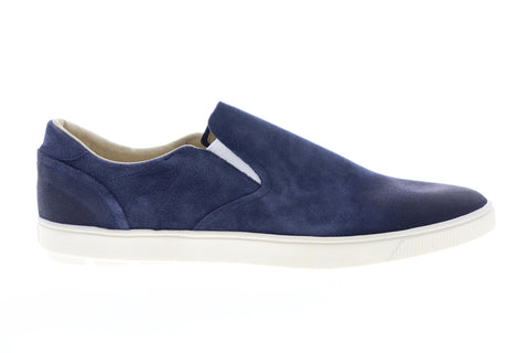 Onitsuka Tiger Tiger Slip On Deluxe Mens Blue Suede Lifestyle Sneakers Shoes