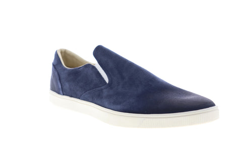 Onitsuka Tiger Tiger Slip On Deluxe Mens Blue Suede Lifestyle Sneakers Shoes
