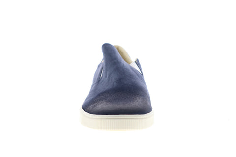 Onitsuka Tiger Tiger Slip On Deluxe Mens Blue Suede Lifestyle Sneakers Shoes