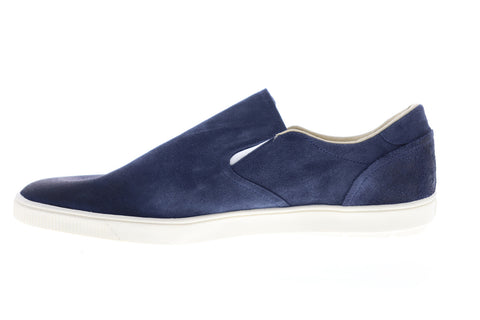 Onitsuka Tiger Tiger Slip On Deluxe Mens Blue Suede Lifestyle Sneakers Shoes