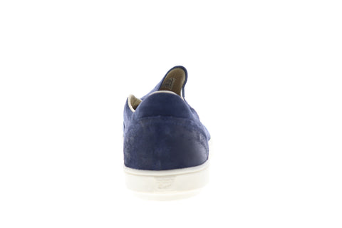Onitsuka Tiger Tiger Slip On Deluxe Mens Blue Suede Lifestyle Sneakers Shoes