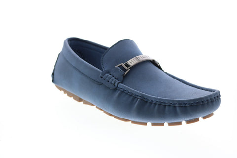 Tommy Hilfiger Aaron 3 Mens Blue Synthetic Loafers & Slip Ons Moccasin Shoes