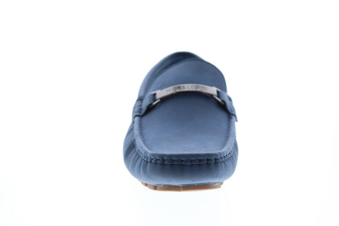 Tommy Hilfiger Aaron 3 Mens Blue Synthetic Loafers & Slip Ons Moccasin Shoes