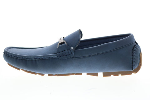 Tommy Hilfiger Aaron 3 Mens Blue Synthetic Loafers & Slip Ons Moccasin Shoes
