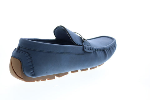 Tommy Hilfiger Aaron 3 Mens Blue Synthetic Loafers & Slip Ons Moccasin Shoes