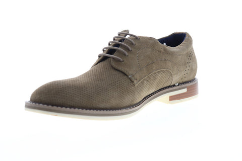 Steve Madden Thundarr Mens Brown Suede Casual Lace Up Oxfords Shoes