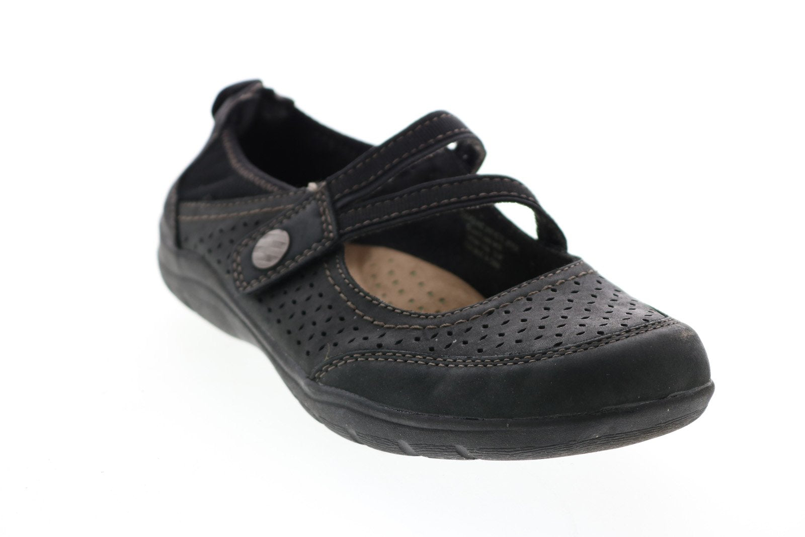 Earth Origins Tiffany TIFFANY-BLK Womens Black Leather Mary Jane