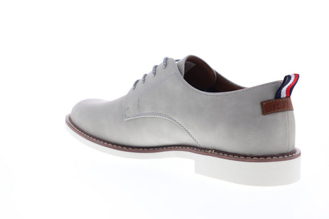Tommy Hilfiger Garson 7 TMGARSON7 Mens Gray Leather Casual Lace Up Oxfords Shoes