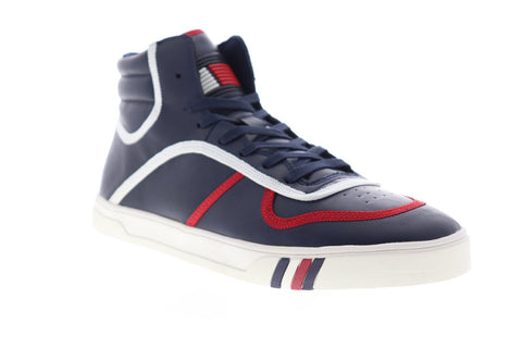 Tommy Hilfiger Japan TMJAPAN Mens Blue Synthetic Casual Lace Up Fashion Sneakers Shoes