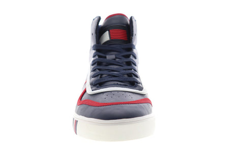 Tommy Hilfiger Japan TMJAPAN Mens Blue Synthetic Casual Lace Up Fashion Sneakers Shoes