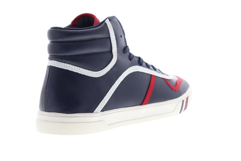 Tommy Hilfiger Japan TMJAPAN Mens Blue Synthetic Casual Lace Up Fashion Sneakers Shoes
