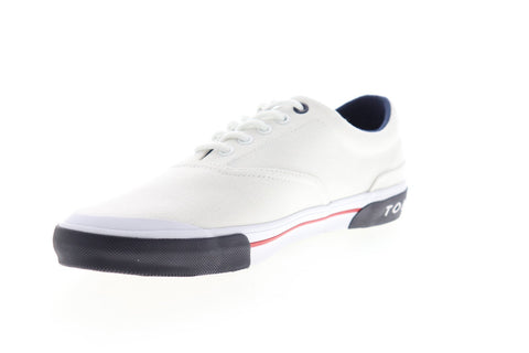 Tommy Hilfiger Pallet 5 TMPALLET5 Mens White Canvas Fashion Sneakers Casual Shoes