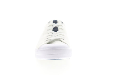 Tommy Hilfiger Reno TMRENO Mens White Canvas Casual Lace Up Fashion Sneakers Shoes