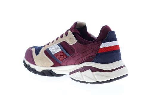 Tommy Hilfiger Torque TMTORQUE Mens Red Mesh Casual Lace Up Fashion Sneakers Shoes