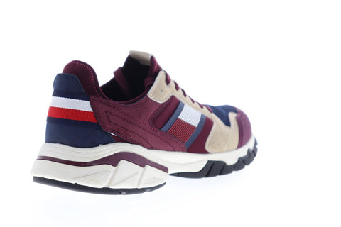 Tommy Hilfiger Torque TMTORQUE Mens Red Mesh Casual Lace Up Fashion Sneakers Shoes